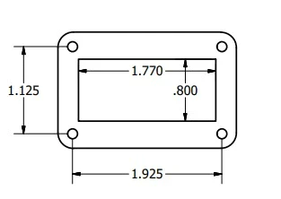 BILLET ALUMINUM EGT RECEPTACLES CHEVY/CHRYSLER BLACK ANODIZED - Image 5