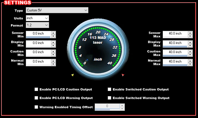 MAD TOF LASER DISTANCE SENSOR 38" RANGE, FOR ANY BRAND ECU & HOLLEY CANBUS - Image 8